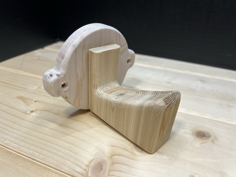 Wooden Sauna Wall Hook / Sauna Whisk Holder – Handmade Solid Wood Hook