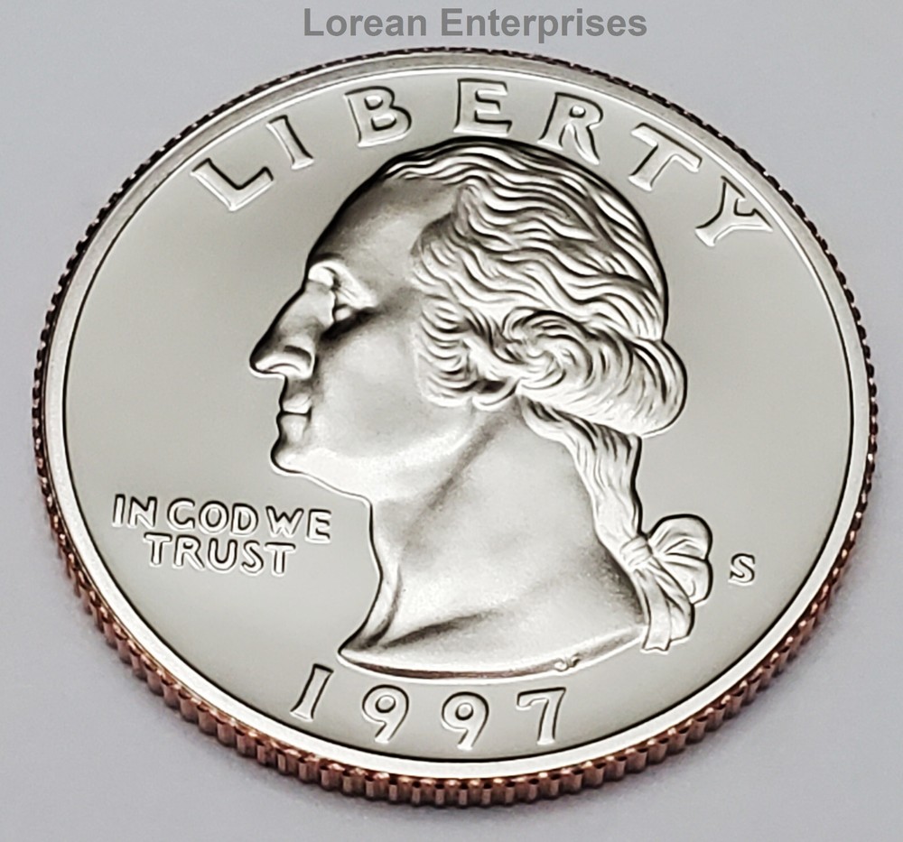 1997 S Washington Quarter CLAD ✼PROOF✼