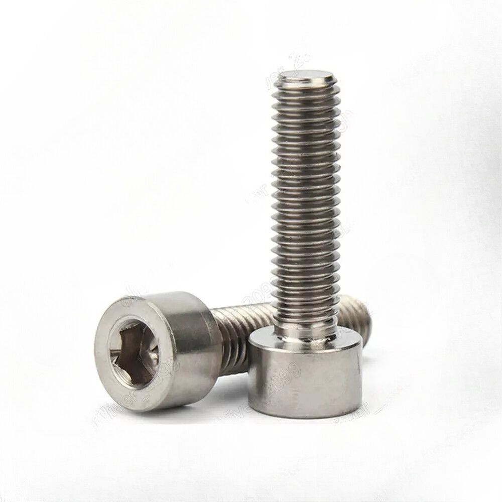 Titanium GR2 DIN912 Hex Socket Bolts Cap Head Screws 2# 4# 8#