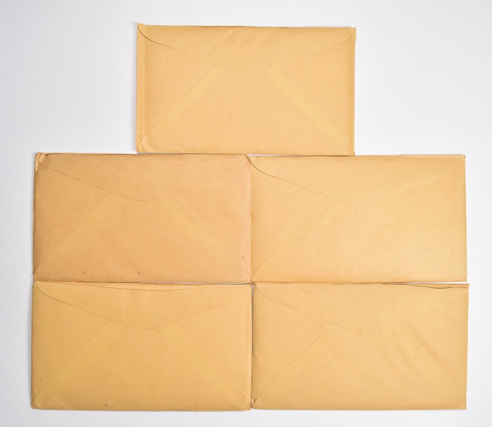 Lot (5) 1963 US Mint Proof Set Envelope - NO Coins Empty