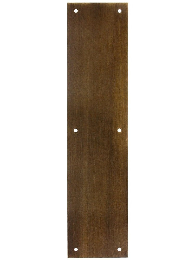 Deltana PP3515 Commercial 3.5" X 15" Solid Brass Framed Push