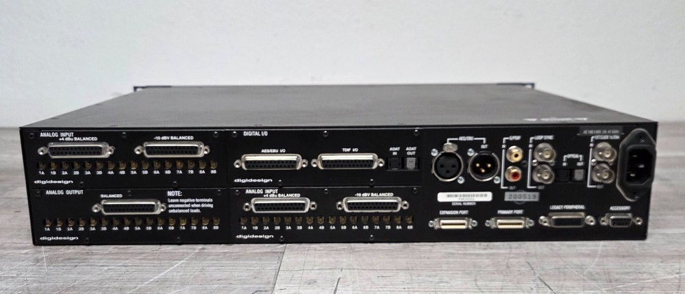 Digidesign 192 i/o 16x8x8 Pro Tools HD Interface