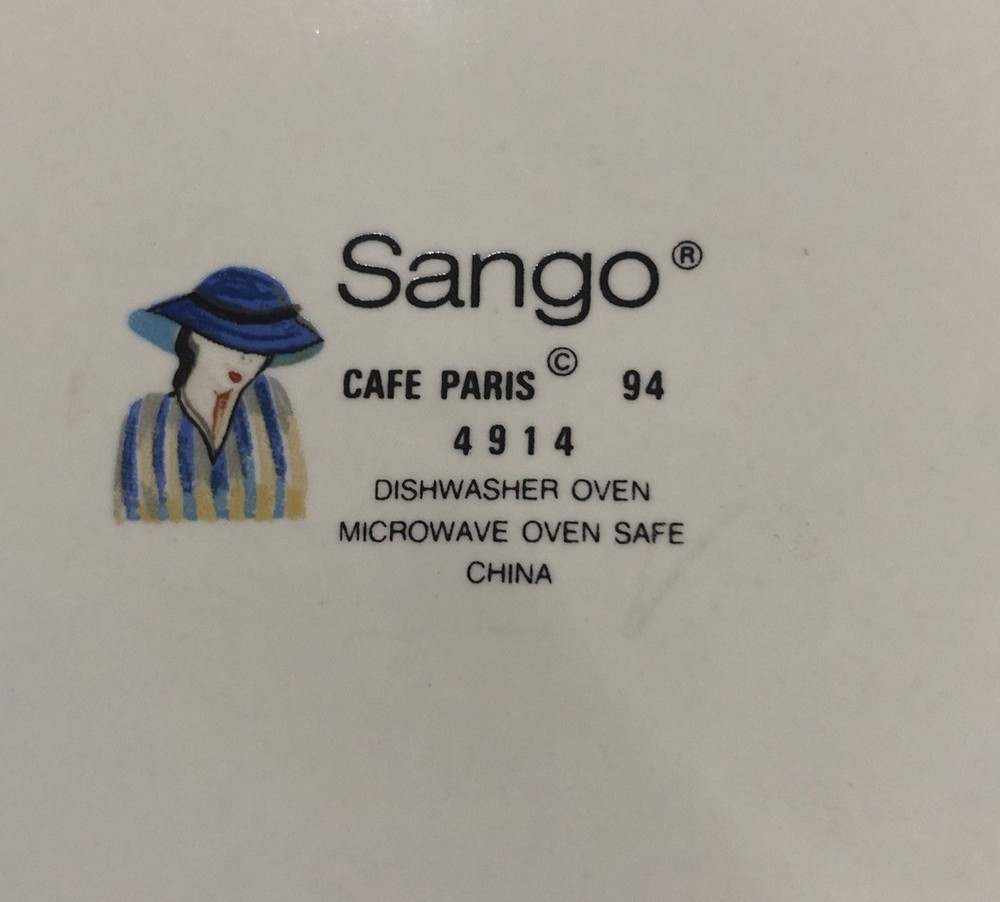 Sango Cafe Paris 4 Pc Place Setting