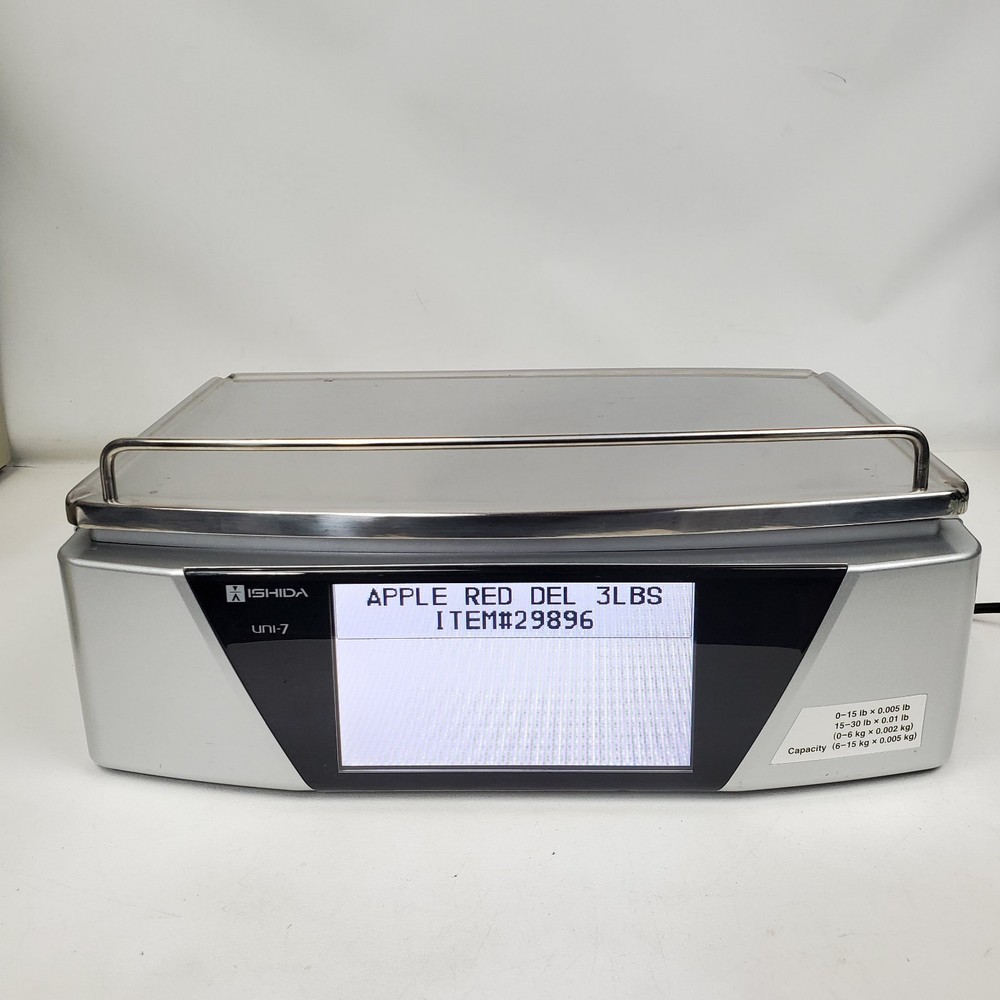 Ishida Uni-7 Computing Retail Scale with Printer