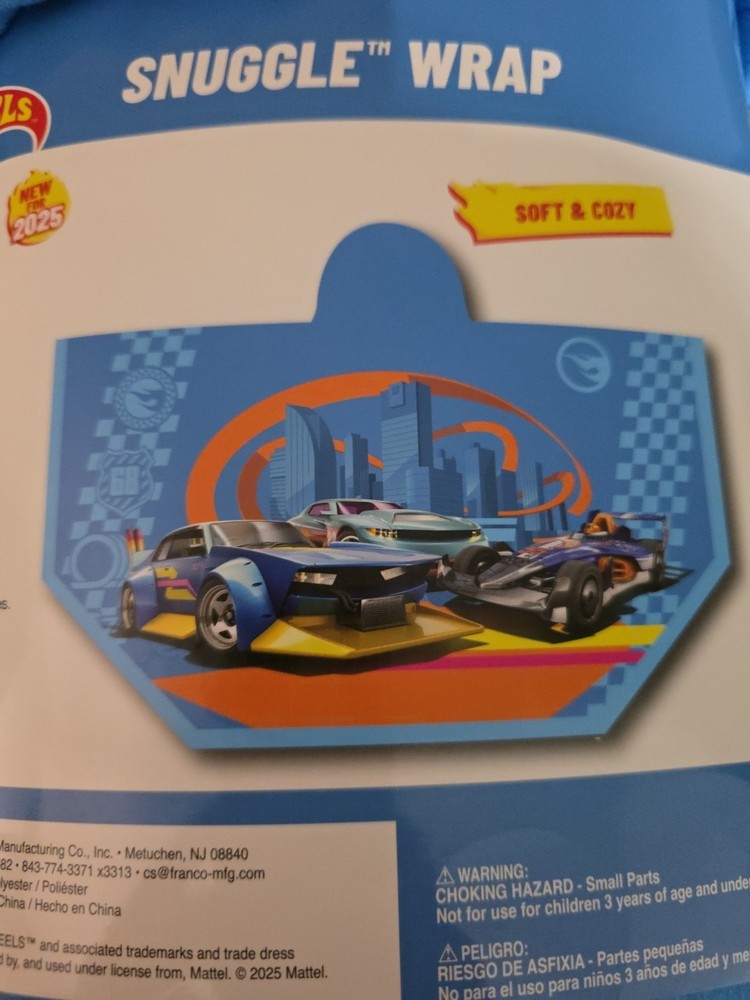 Hot Wheels Hooded Snuggle Wrap