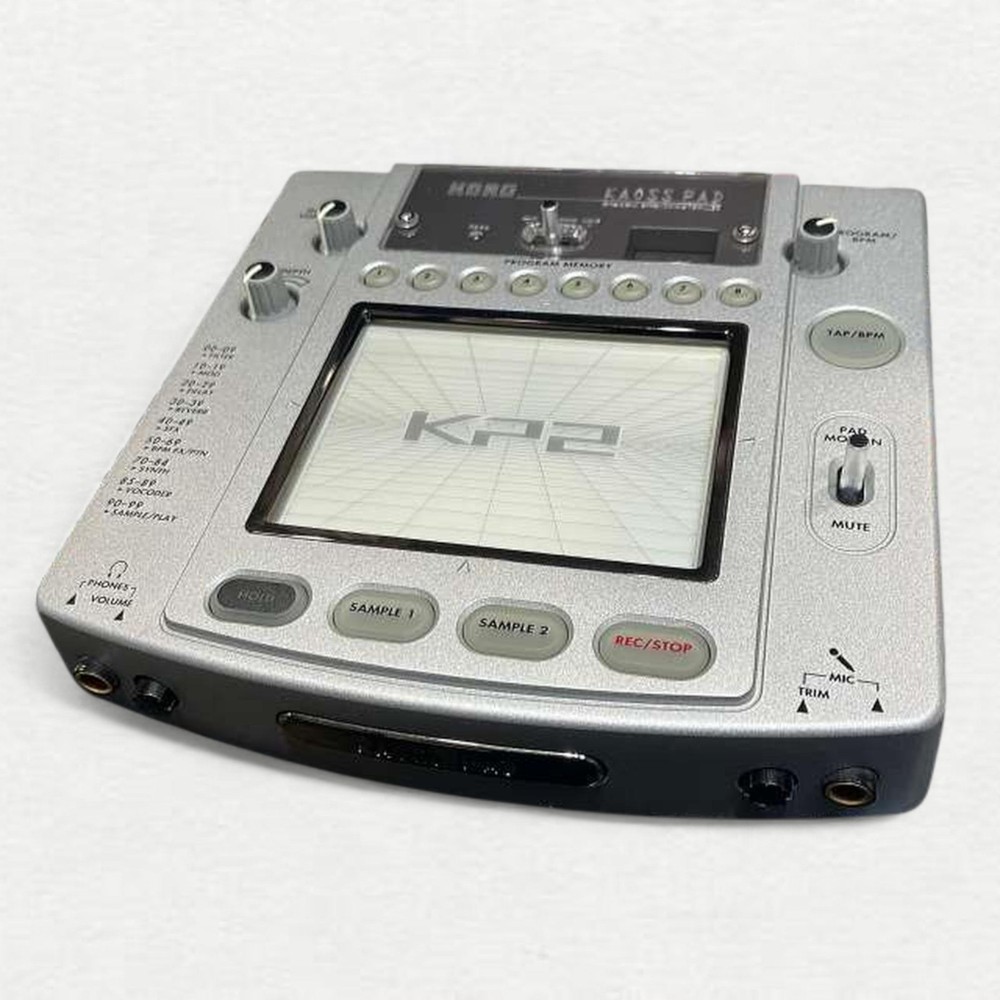 Korg KP2 KP-2 Kaoss Pad Dynamic Effects Controller Sampler w/ AC Adapter Box
