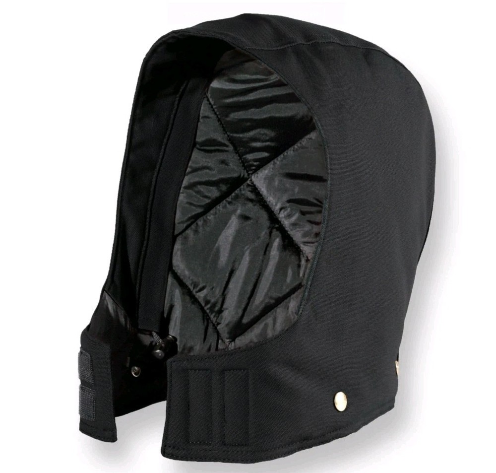 Carhartt Black Detachable Quilted Lined Hood Solid Specialty Accessory