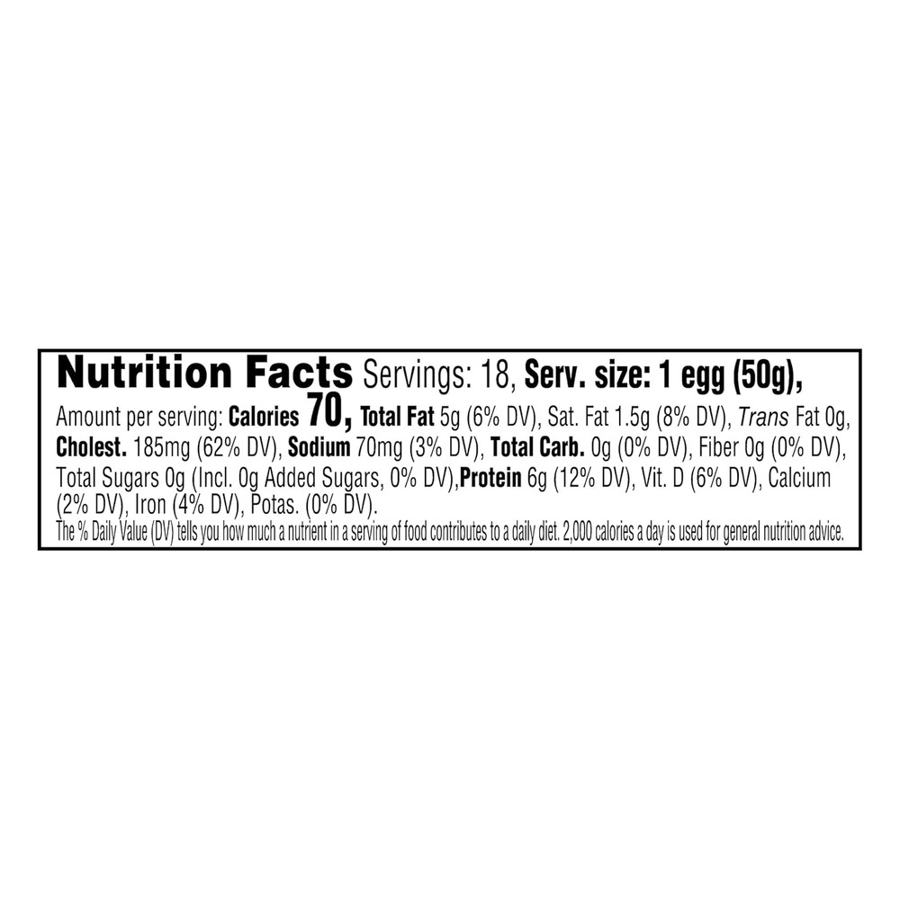 , Cage-Free Large White Eggs, Grade A, 18 Ct
