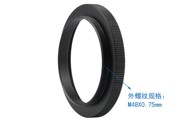 M48x0.75 External Thread to M52X0.75 Telescope Adapter Converter Conversion Ring