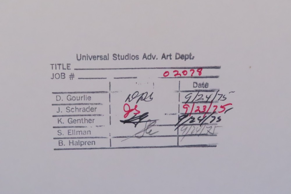 Universal Studios "Rooster Cogburn" Original 1975 Advertising Studio Art Proof