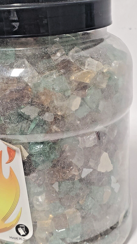 GRISUN FIRE GLASS TEMPERED 1/2 10LBS