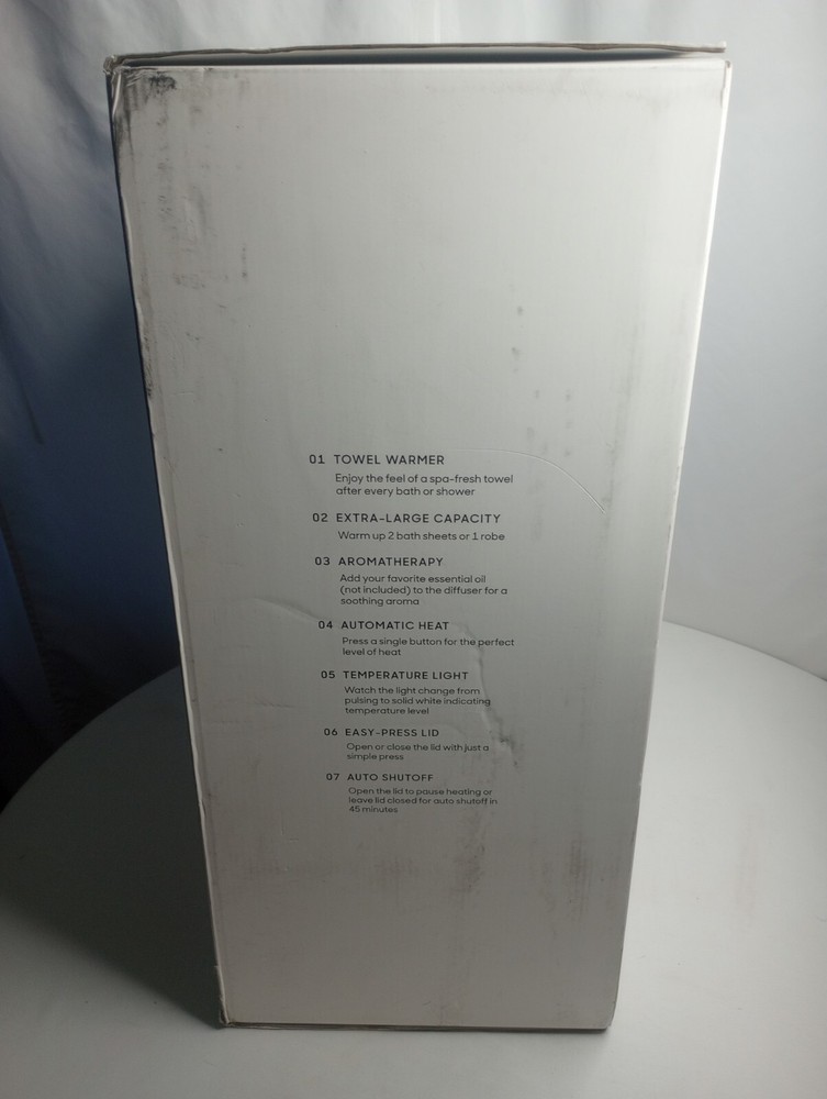Sharper Image Luxury Towel Warmer New
