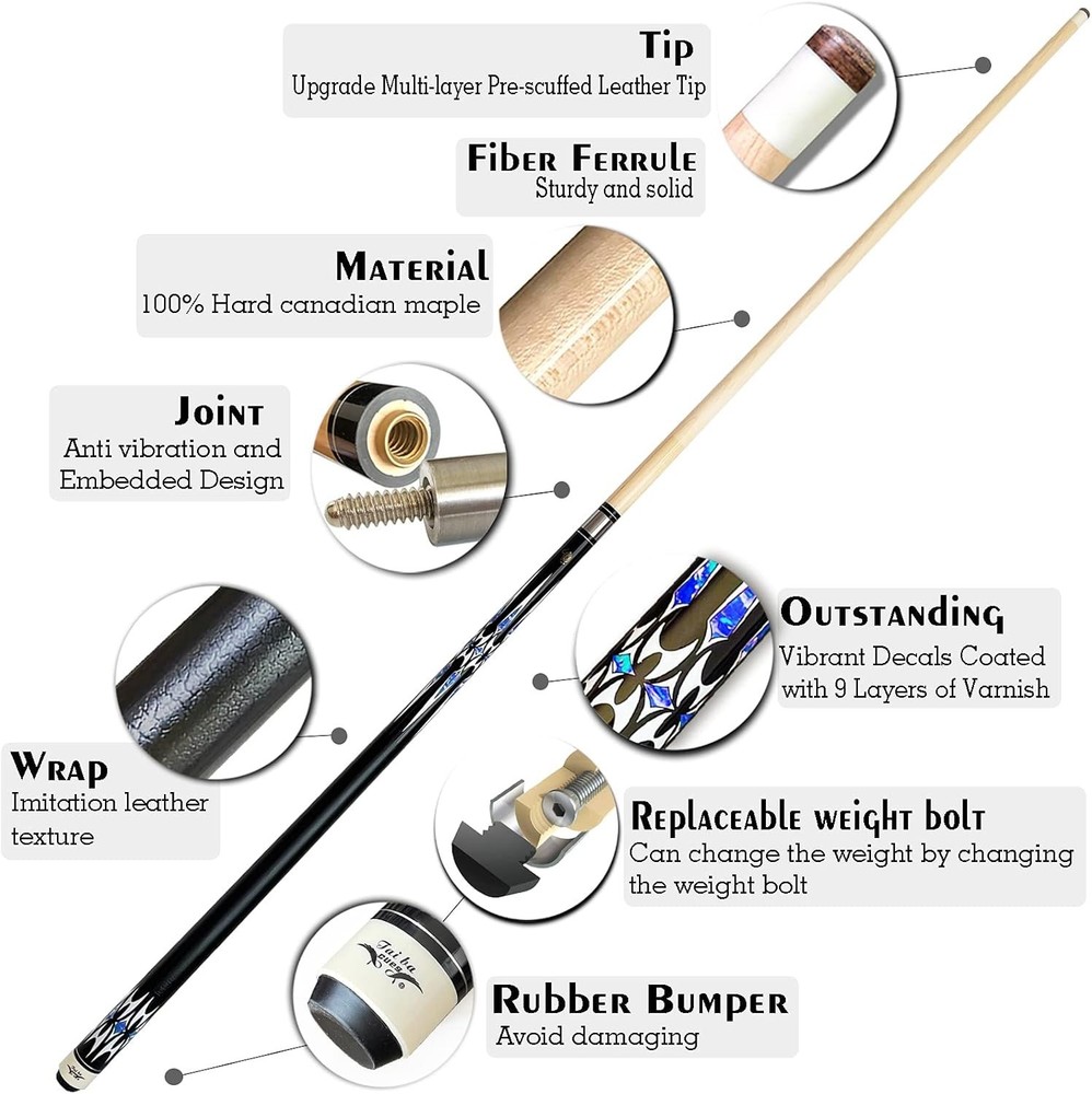 Professional Pool Stick 18-22 Oz - Selectable,,