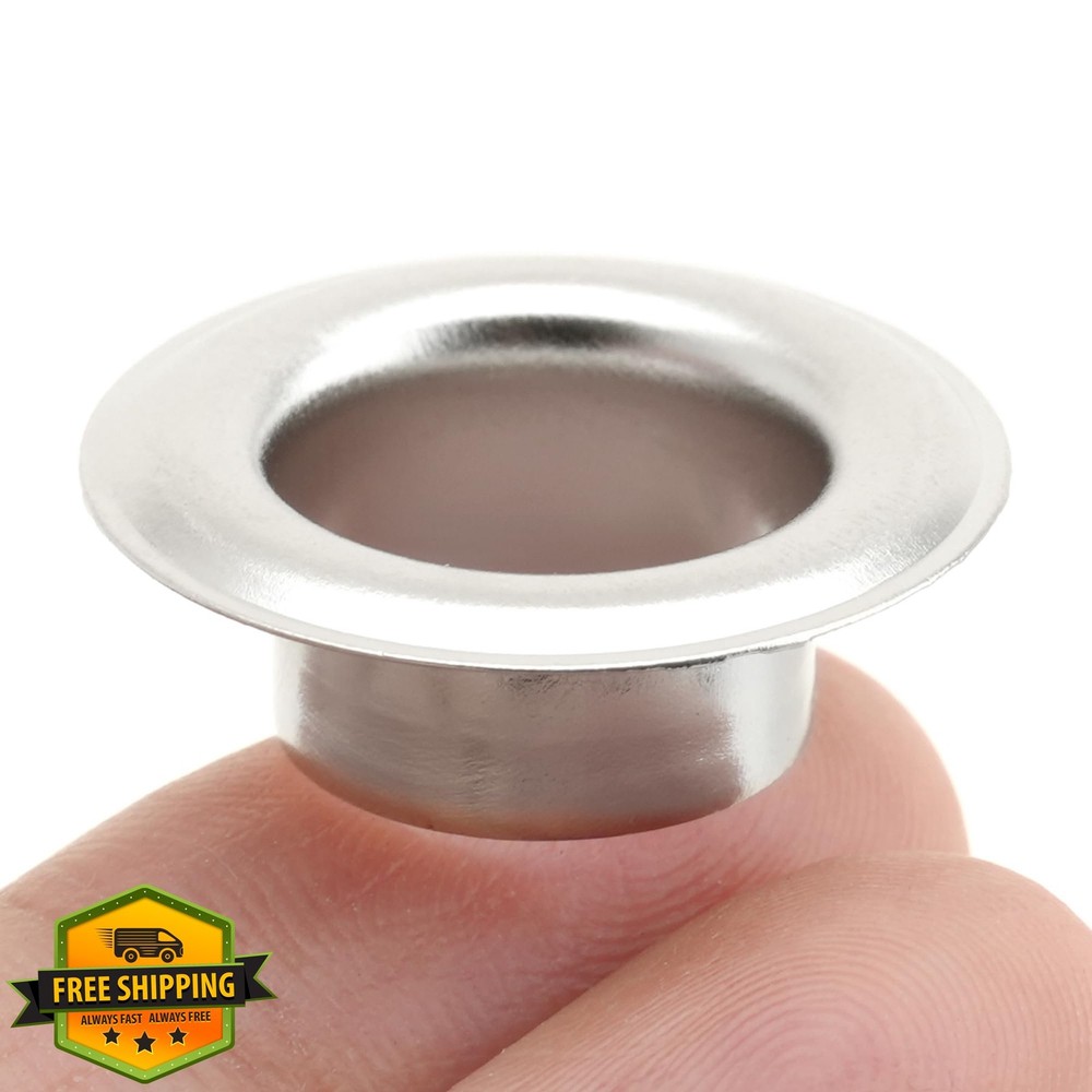 CRAFTMEMORE 1" Grommet Eyelet Sets with Washers Silver