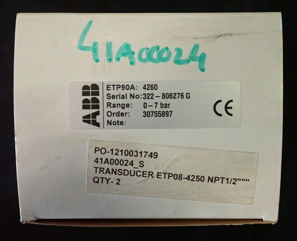 ABB ETP90A-4260 PRESSURE TRANSMITTER NEW