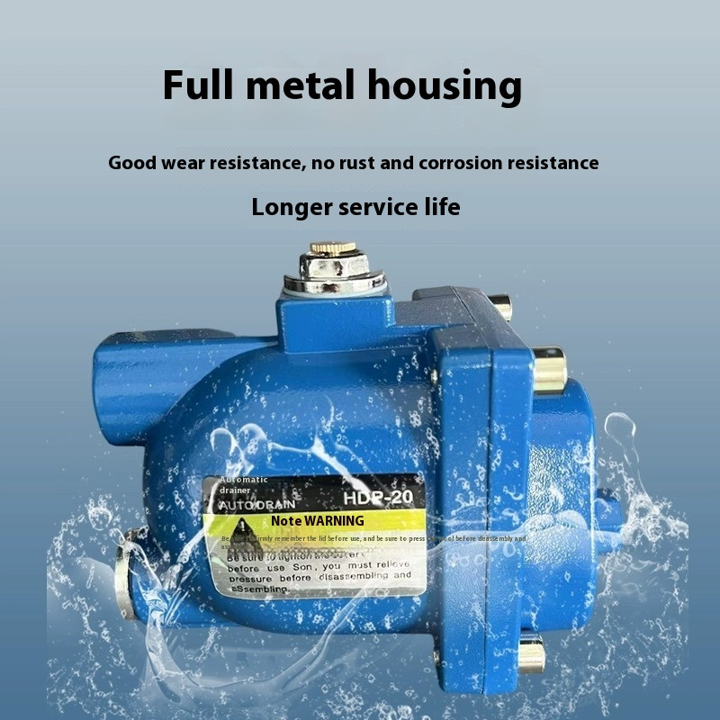 Air Compressor Tank Zero Air Loss Automatic Drainer Fully Fitted Drain Only