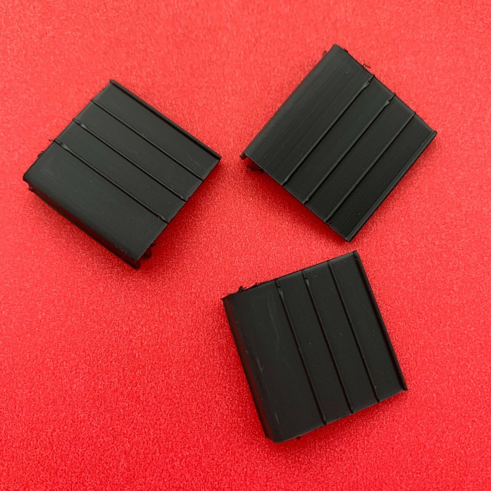 60 Pack - Black Pull Tabs for Window Screens - Hard PVC