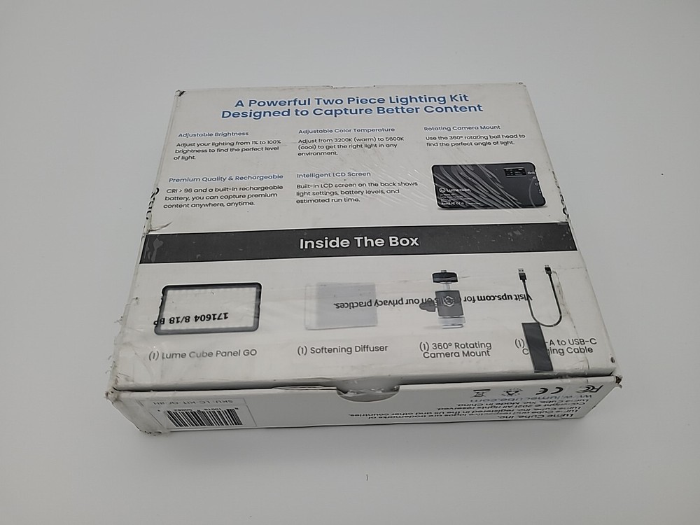 Lume Cube - Panel Go with Ballhead Camera Mount [LC-KIT-GOBH]