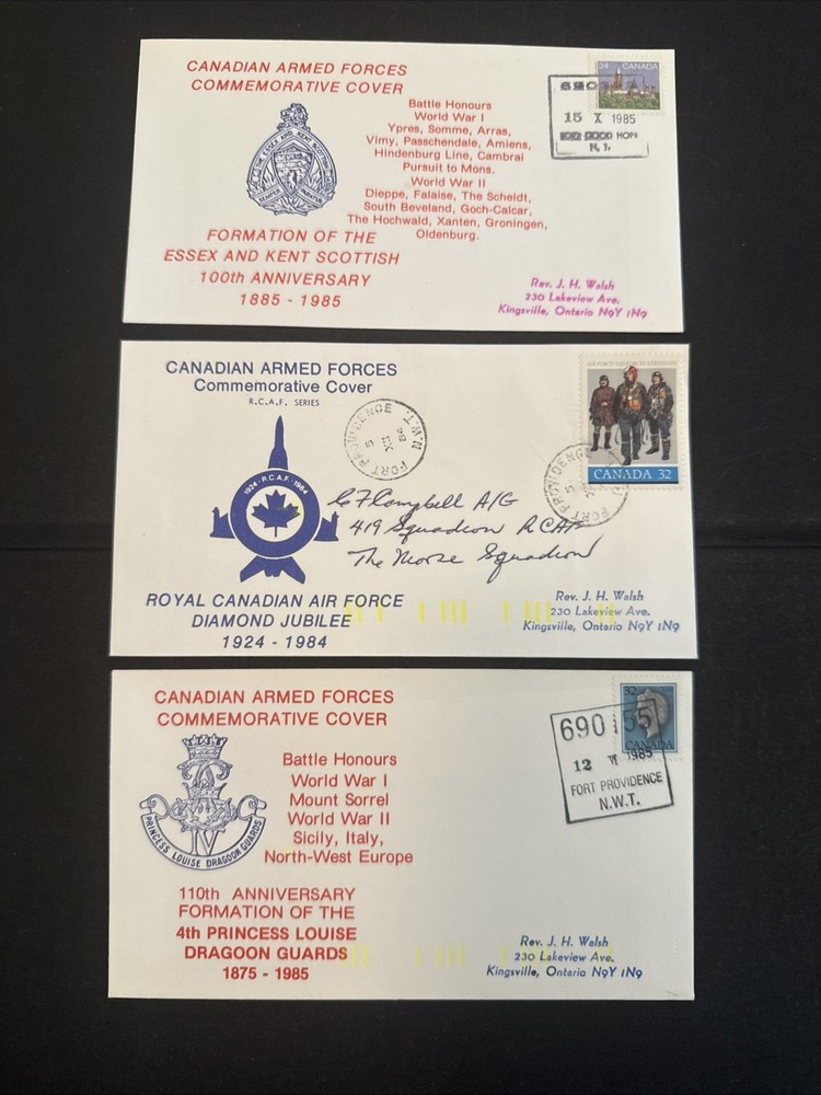 40x NWT / Arctic Canada Covers - Canadian Armed Forces incl Pilot Signed