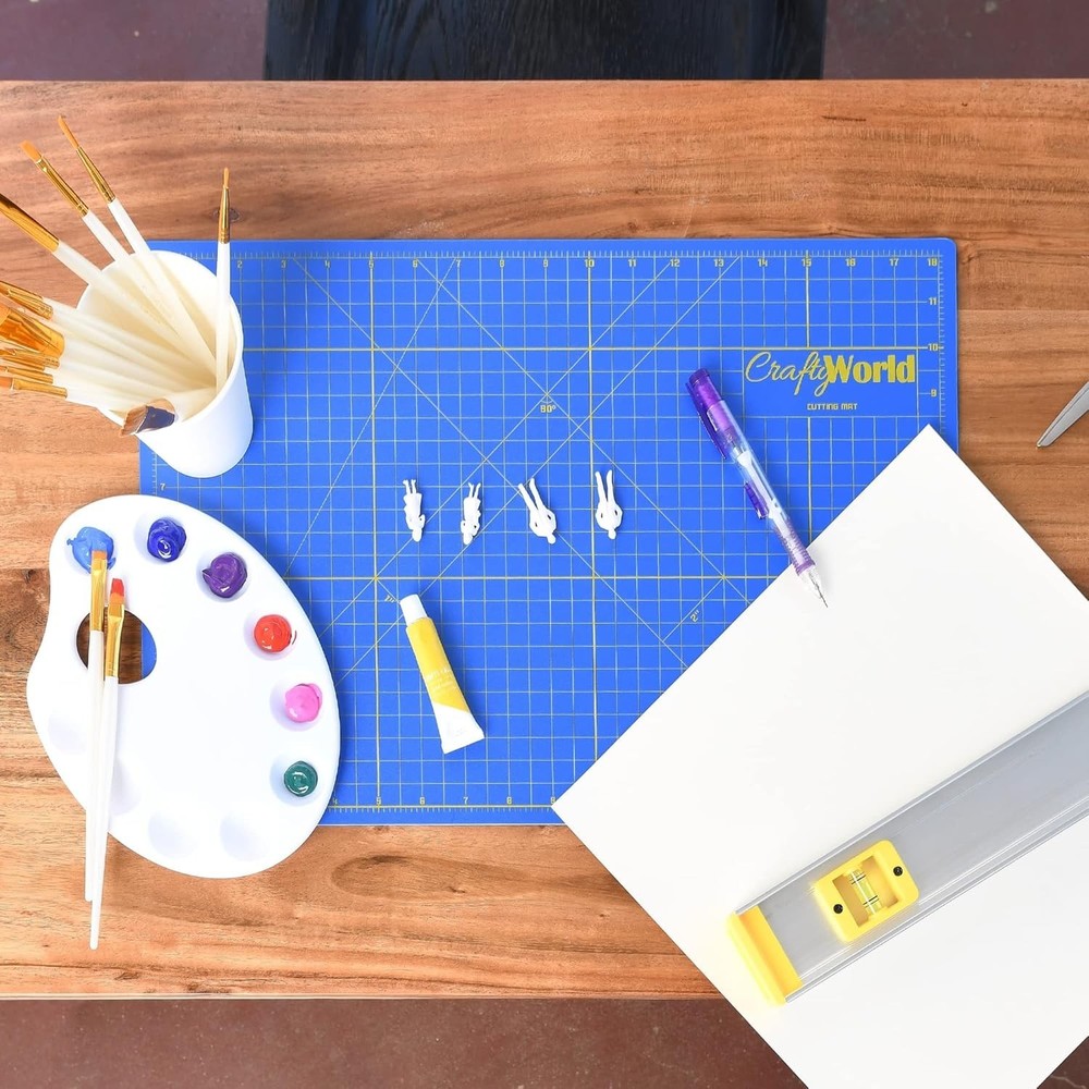 Quality 12x18 Double-Sided Cutting Board - Ideal for Sewing & Quilting Projects