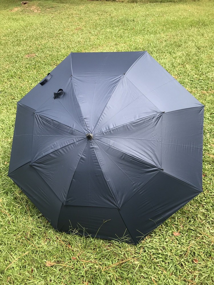 62” Auto Open Large Oversize Golf Umbrella Double Canopy Vented Windproof umbrel
