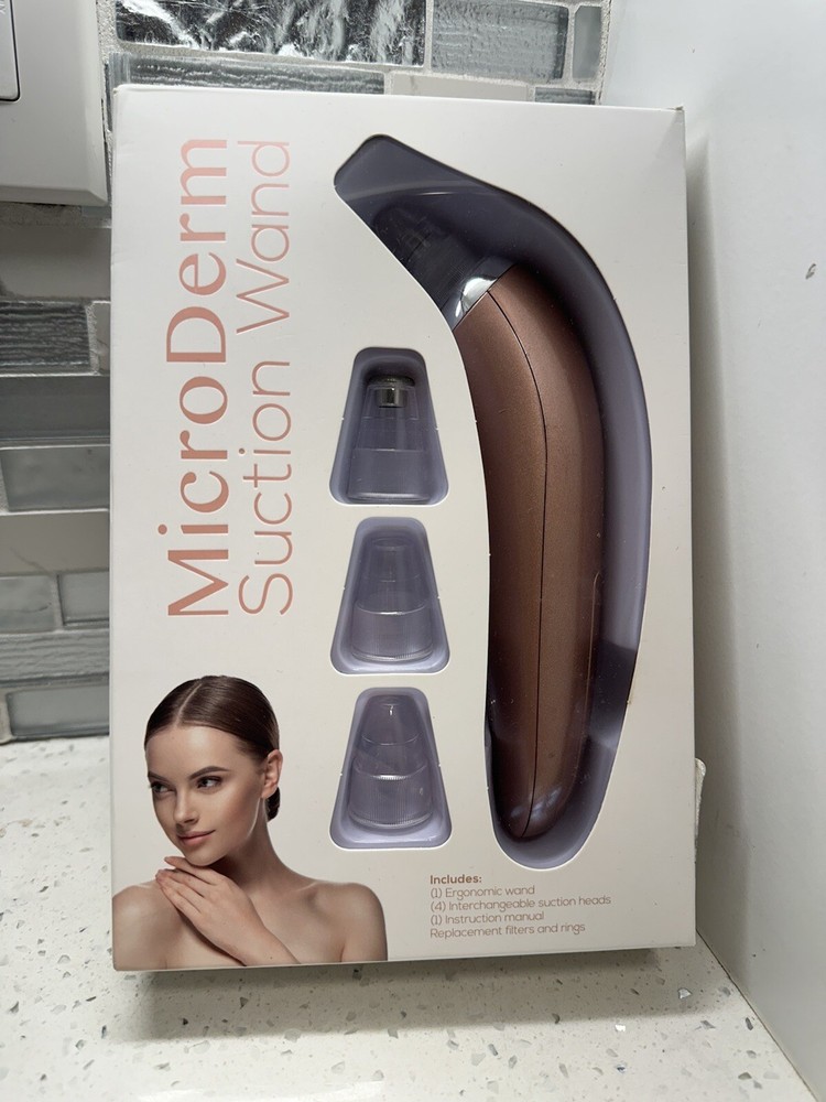 Nord + Bare Microderm Suction Wand With 4 Tips New