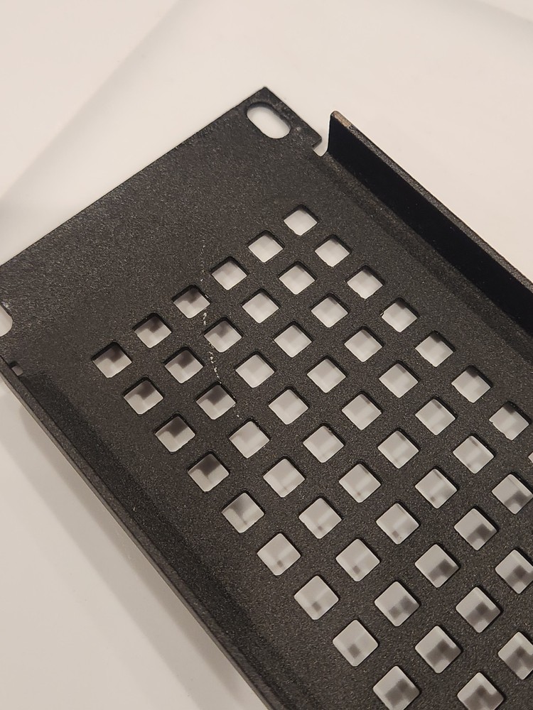 2U Vented Blank Rack Panel - Steel Powder Coated Rack Case Panel 19"