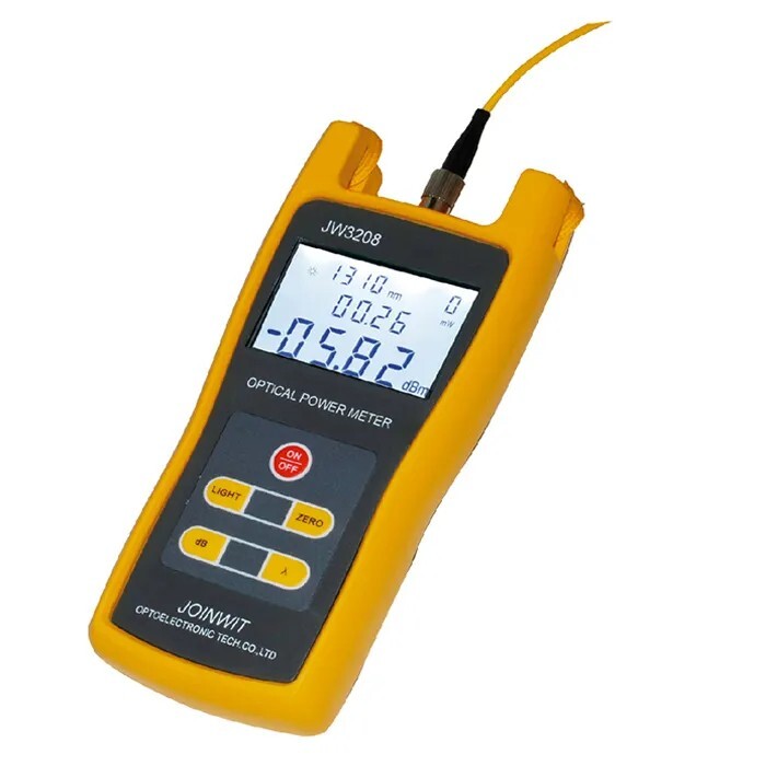 Optical Power Meter Fiber Optical Laser Light Source Power Meter Range -50~+26dB