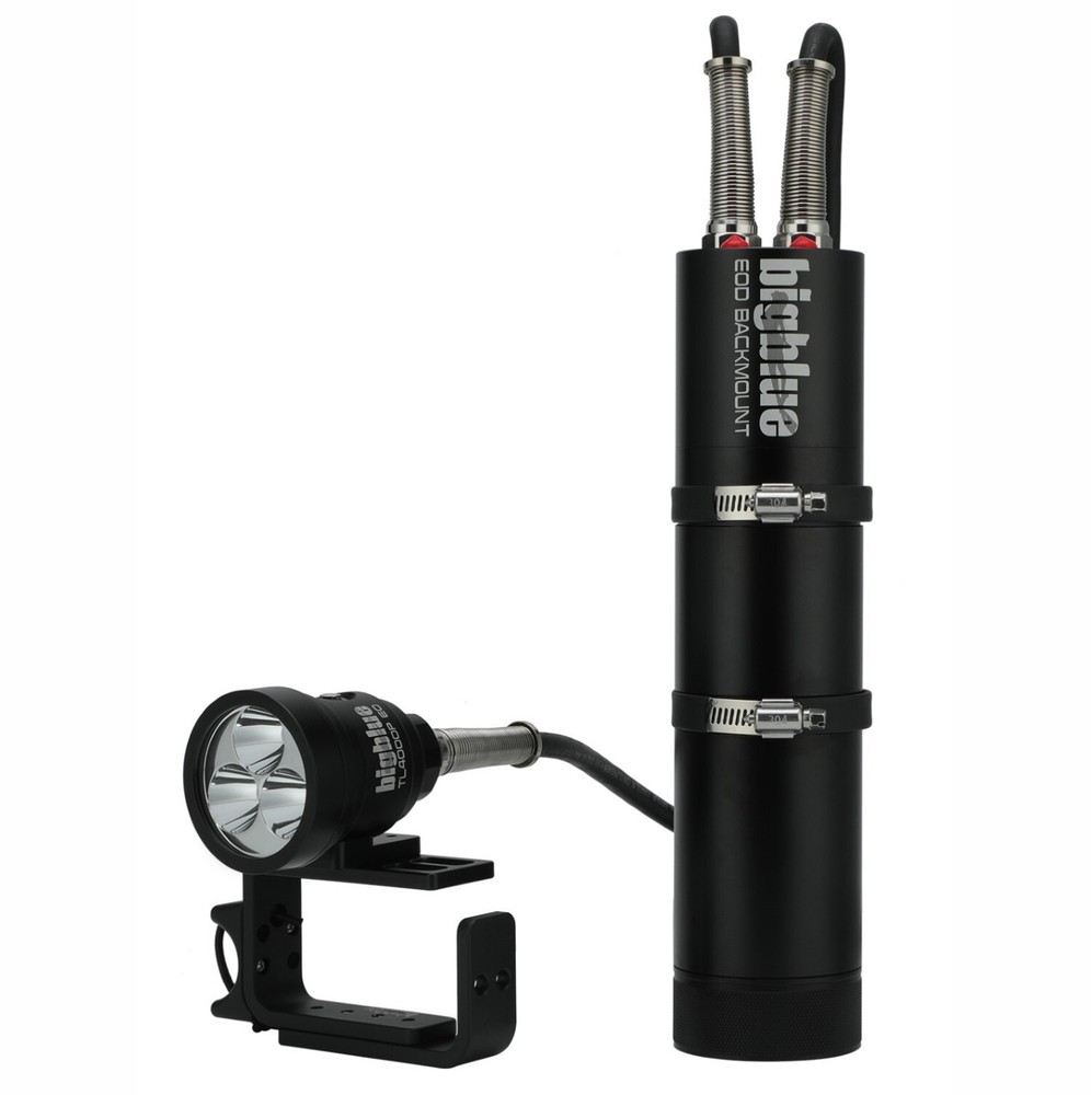 BigBlue TL4000P EOD 4000 Lumen Narrow Beam Backmount Canister Dive Light