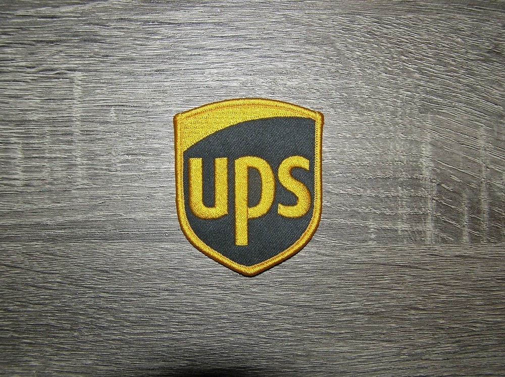 UPS Embroidered Iron On Patch 2.5" x 3"