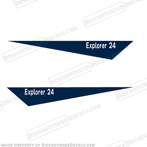 Fits Grady-White Explorer 24 Pennant Decals