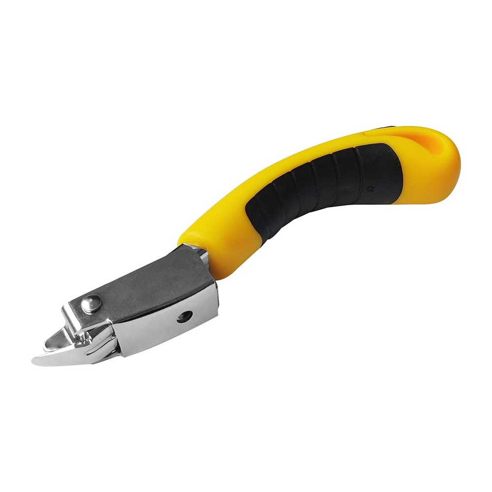 Staple Remover, Puller Tool, Upholstery and Construction Heavy Yellow