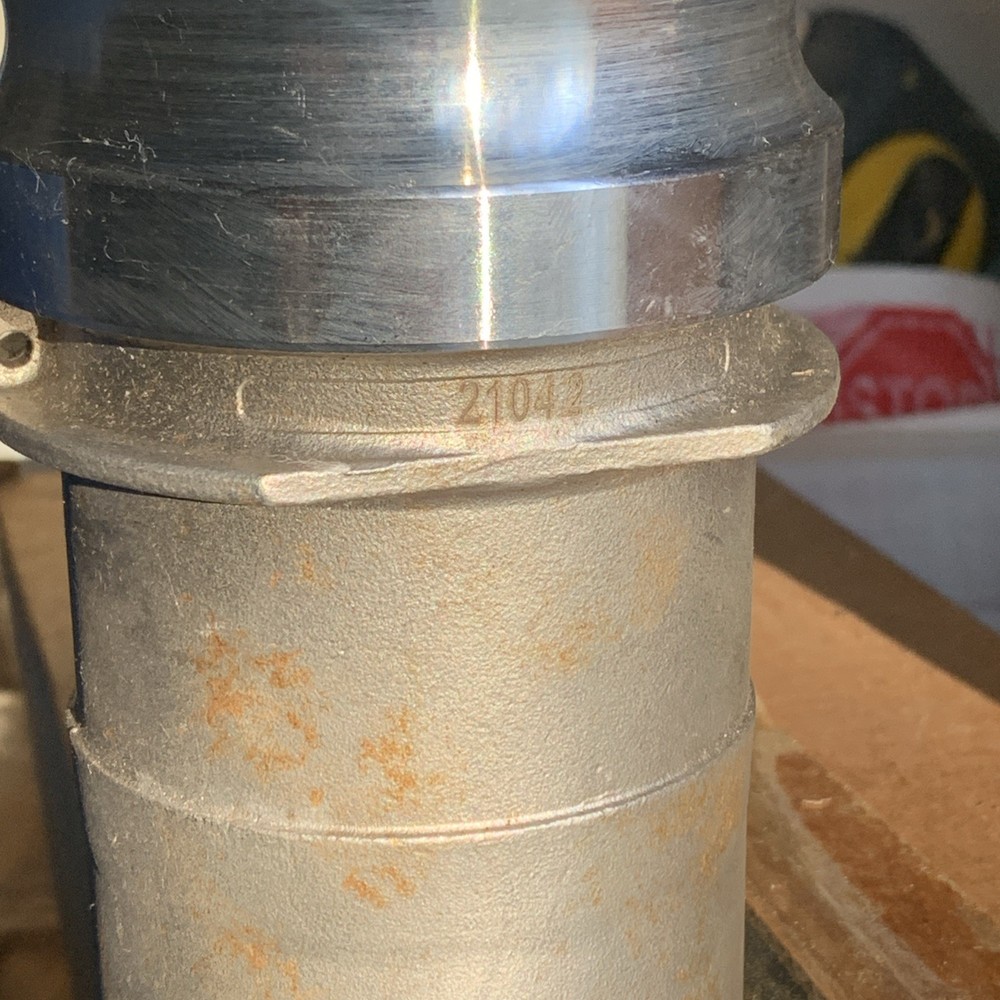 Seal Fast E300 316 Type E Camlock Hose Shank Adapter 3in SS Fitting