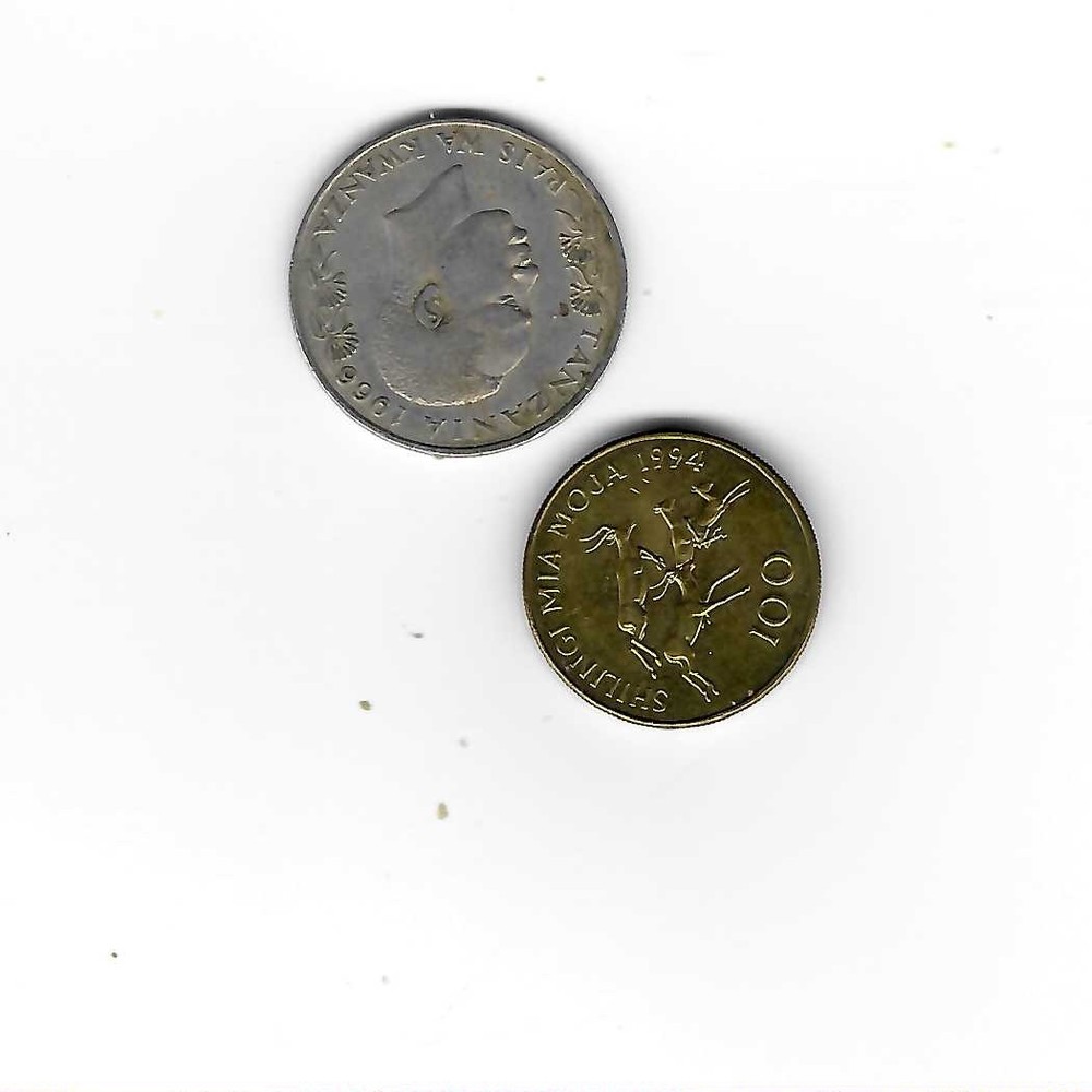 2 Coins from Tanzania