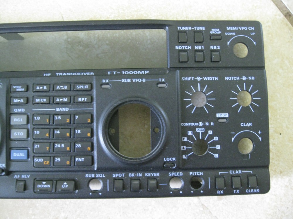 Yaesu FT-1000MP Plain FRONT Panel in Good shape