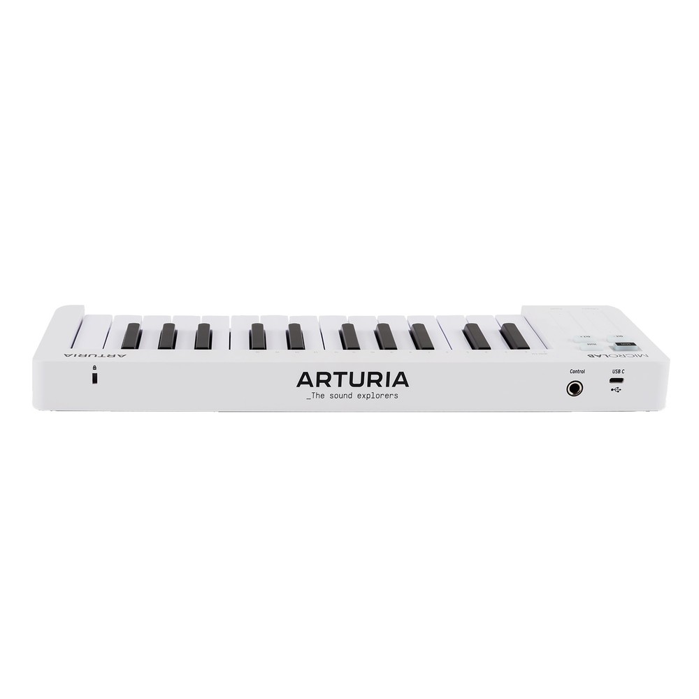 Arturia MicroLab mk3 White Ultra-Compact MIDI Controller with Case