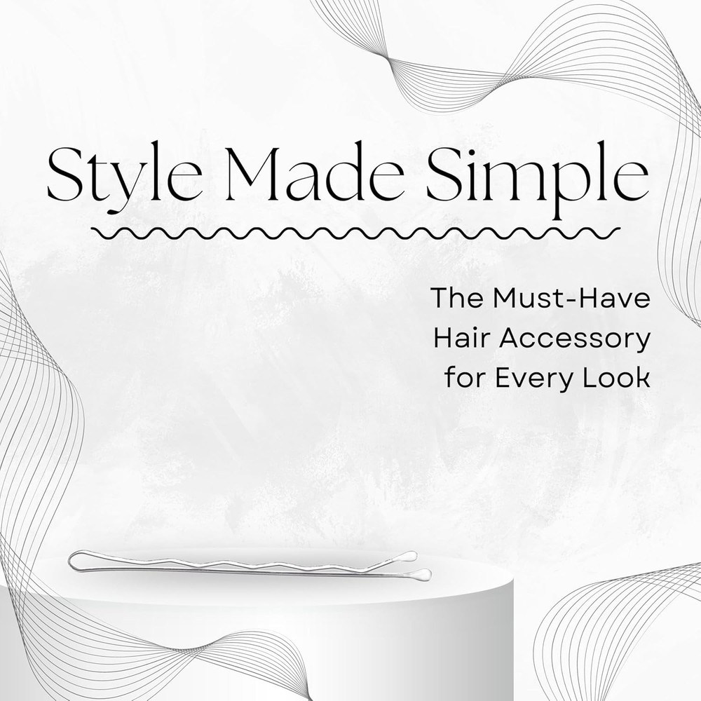 White Bobby Pins - 60 count
