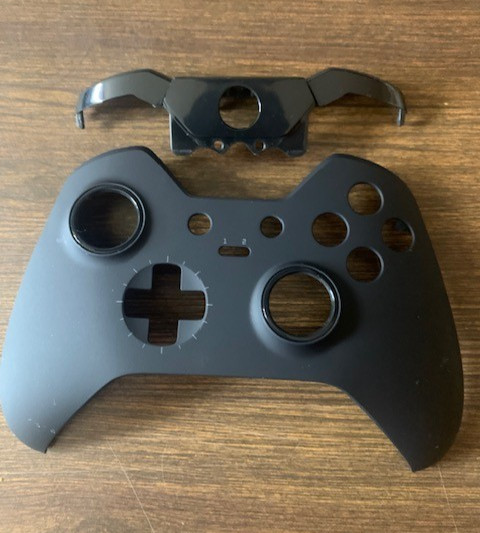 Microsoft Xbox Elite Series 1 Controller Faceplate + Bumper Replacement Black