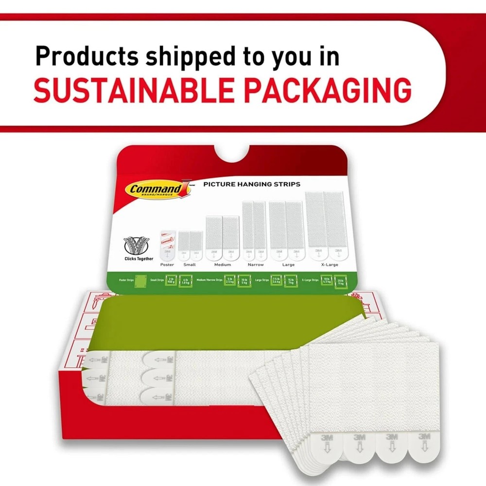 Command 10 Lb Medium Picture Hanging Strips 16 Pairs 32 Command Strips