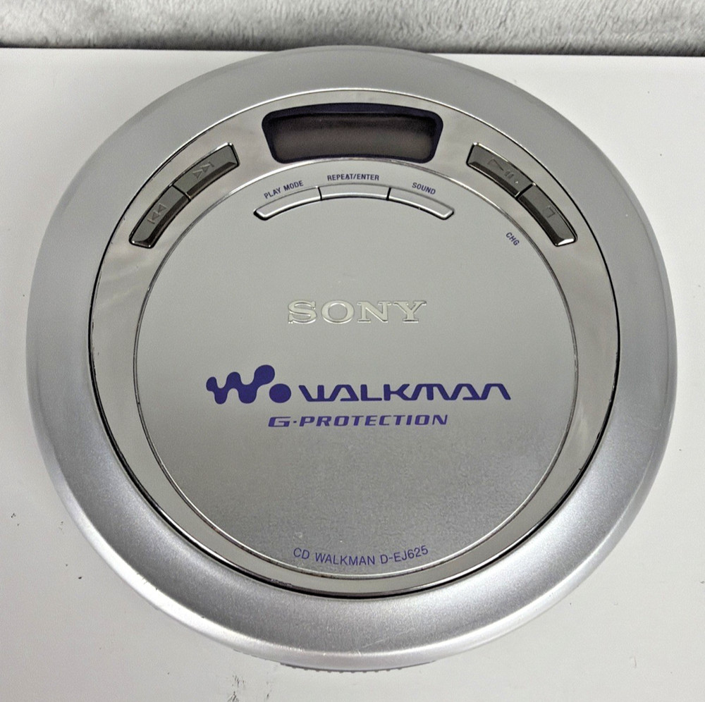 Vintage Authentic Wireless SONY Walkman CD Player D-EJ625 - Tested & Working