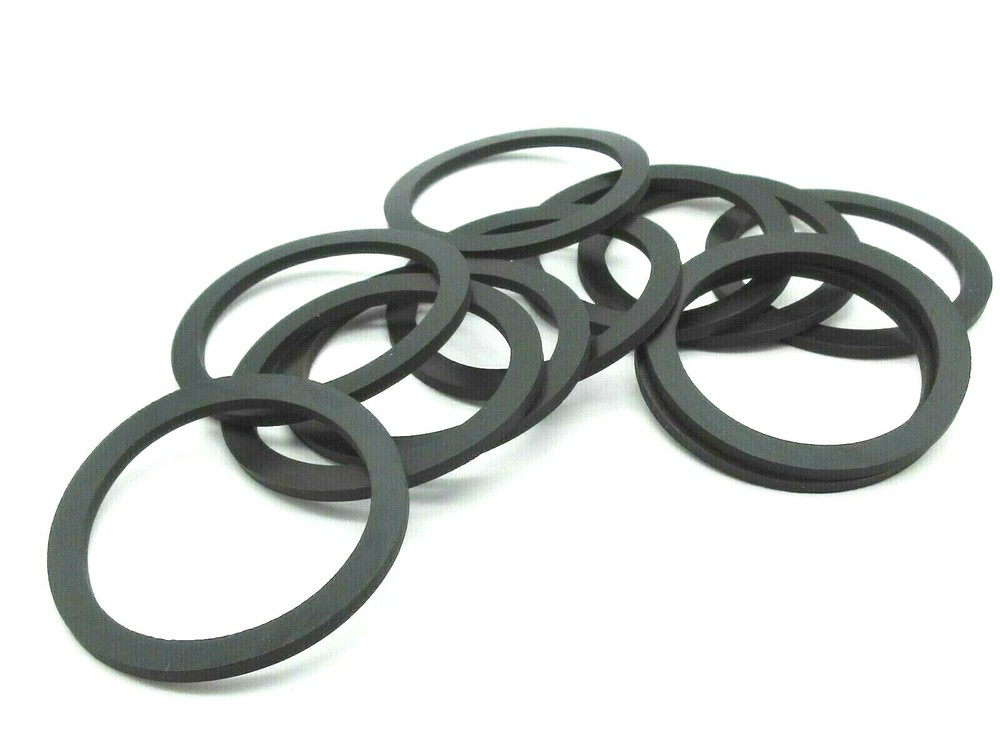 Thick Rubber Washers 2" ID – Olympic Barbell Spacers, 2 Sizes & Pack Options