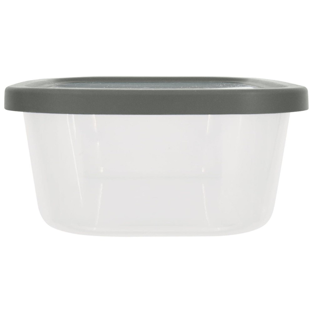 4 pack Durable 6 Piece Plastic Food Storage Container Set Mulit Size Pack Well