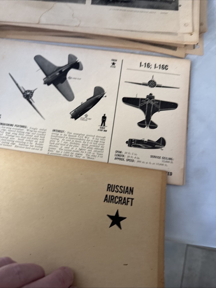 WWII Navy Dept Aircraft Recognition Training Document