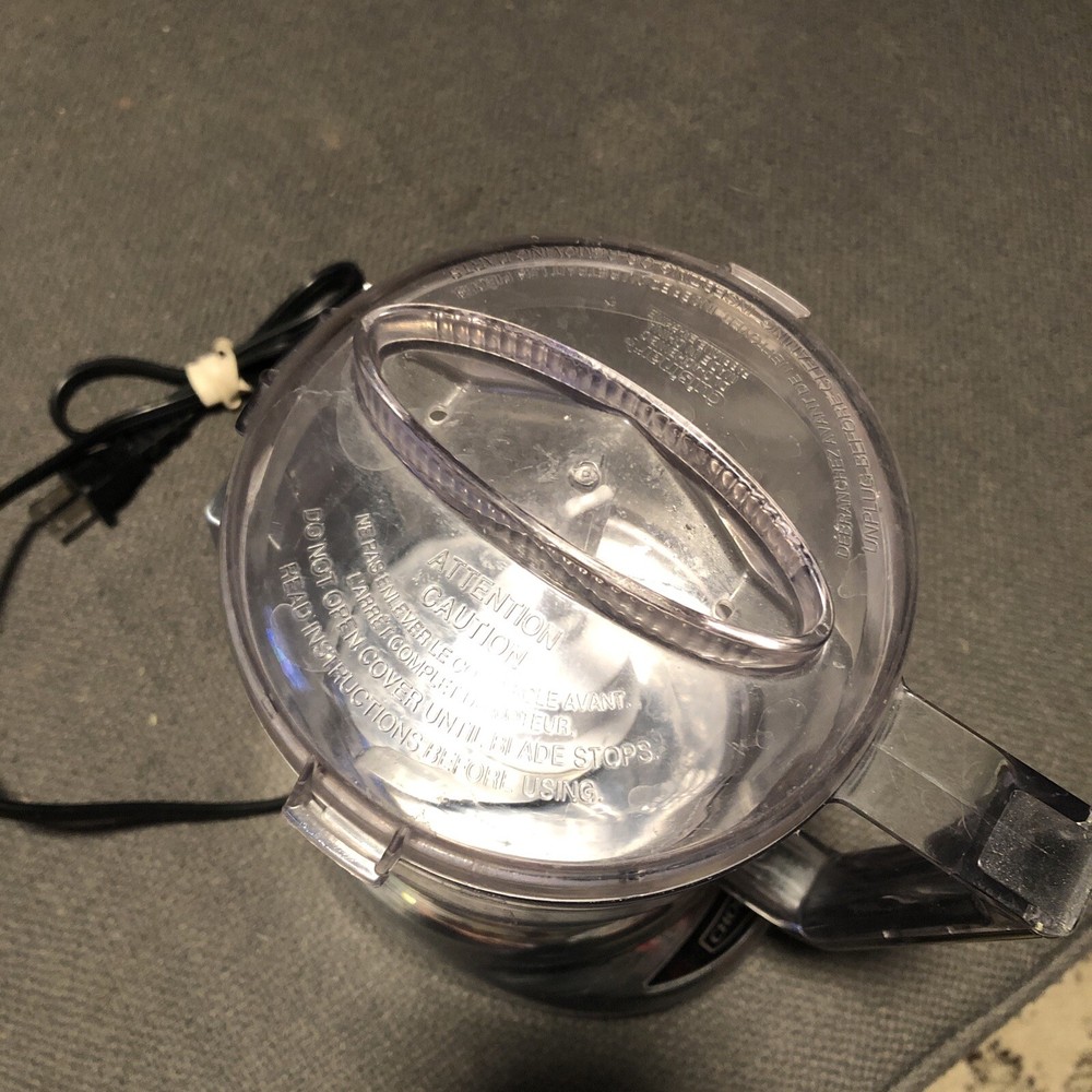 Cuisinart Silver Mini-Prep Plus Food Chopper Grinder Tested & Working