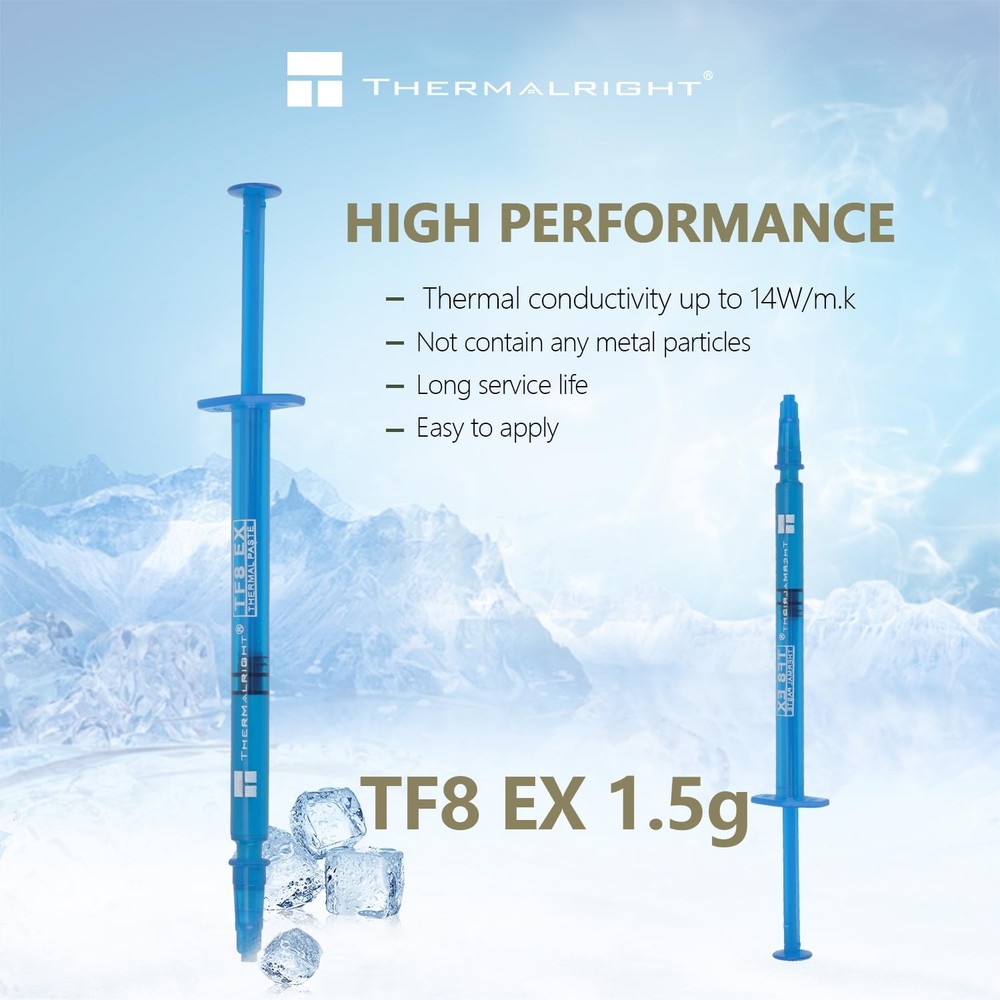 TF8 EX 1.5 Grams High Performance Thermal Paste CPU/GPU Cooler With Scraper