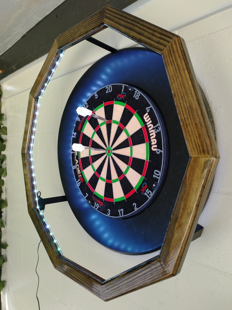 Custom Lighting System - Steel Tip dart Board
