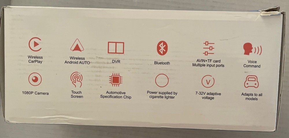 Wireless Car Play with 4K Dash Cam