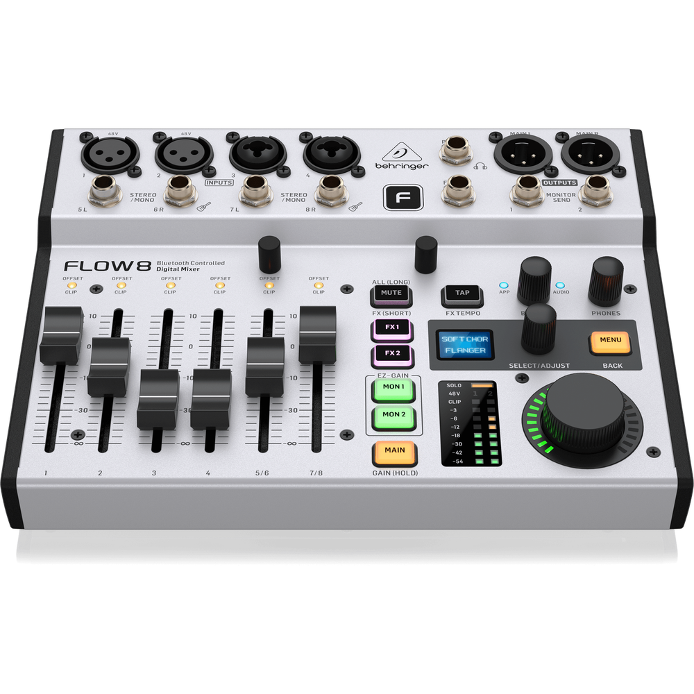Behringer Flow 8 8-Input Digital Mixer with Bluetooth