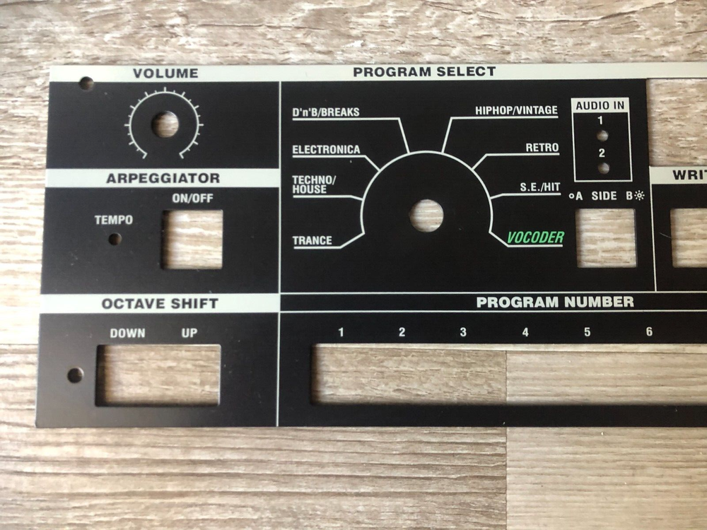 MicroKorg Faceplate in Near Mint Condition - Replacement Parts