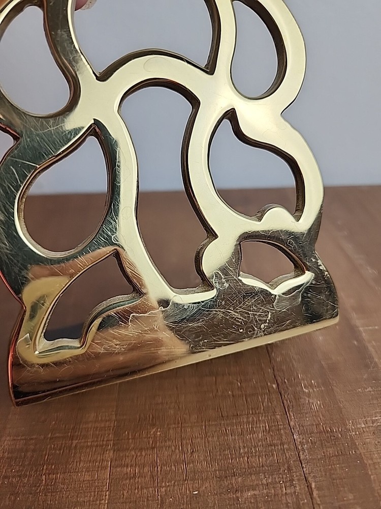 1980's MONICELLO Replacement BOOKEND Brass Home Decor